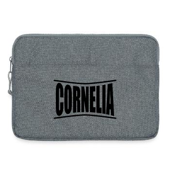 Idée cadeau t-shirt Cornelia - Sacoche pour ordinateur portable 15 pouces - gris chiné - Devant