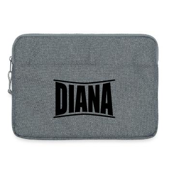 Idée cadeau t-shirt Diana - Sacoche pour ordinateur portable 15 pouces - gris chiné - Devant