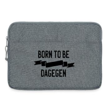 Born to be dagegen - Laptoptasche 15" - Grau meliert - Vorne