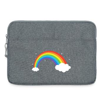 Cosmic Rainbow Arch - Laptop bag 15" - heather grey - Front