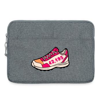 Chaussures de marathon à pied Course - Sacoche pour ordinateur portable 15 pouces - gris chiné - Devant
