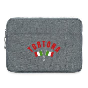 Tortona Drapeaux italiens - Sacoche pour ordinateur portable 15 pouces - gris chiné - Devant