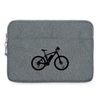 E-Bike - Laptoptasche 15" - Grau meliert - Vorne