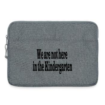 Kindergarten - Laptoptasche 15" - Grau meliert - Vorne