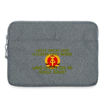 SSW27 OSSIS IN RAGE - Laptoptasche 15" - Grau meliert - Vorne