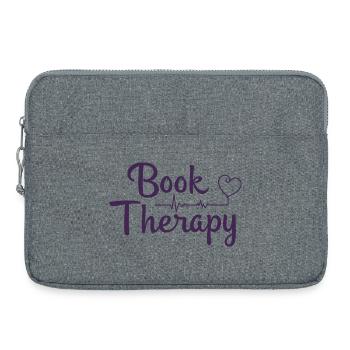 Thérapie par les livres Lecture de livres Dire - Sacoche pour ordinateur portable 15 pouces - gris chiné - Devant