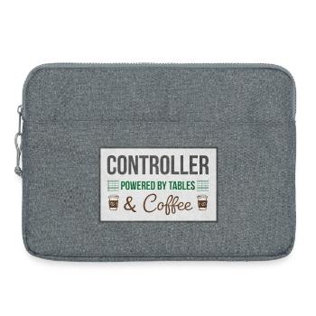 Controller Powered by Tables & Coffee - Laptoptasche 15" - Grau meliert - Vorne