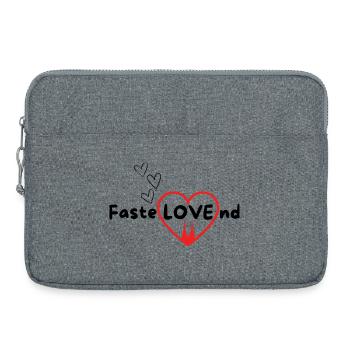 Fastelovend Köln Shirt Heimatliebe für Karneval - Laptoptasche 15" - Grau meliert - Vorne