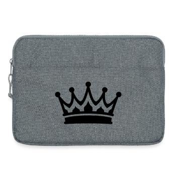 Krone Symbol - Laptoptasche 15" - Grau meliert - Vorne