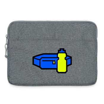 Practical Hydration Belt Runner - Laptop bag 15" - heather grey - Front