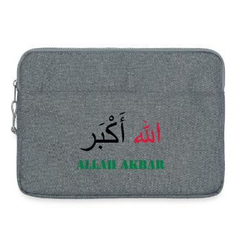 Allah Akbar - Sacoche pour ordinateur portable 15 pouces - gris chiné - Devant