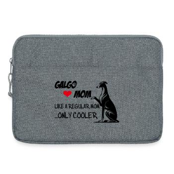 Galgo Mom - Laptoptasche 15" - Grau meliert - Vorne