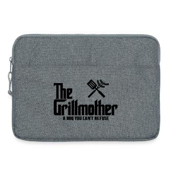 The Grillmother - Laptop bag 15" - heather grey - Front