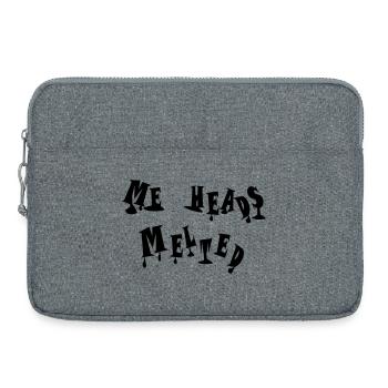 Me heads melted - Laptop bag 15" - heather grey - Front