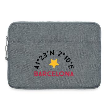 Barcelona - Laptoptasche 15" - Grau meliert - Vorne