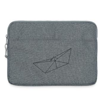 boat - Laptop bag 15" - heather grey - Front