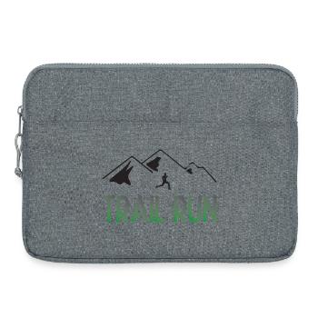 Course de sentier - Sacoche pour ordinateur portable 15 pouces - gris chiné - Devant