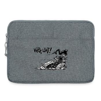 Kiek uut Links - Laptoptasche 15" - Grau meliert - Vorne