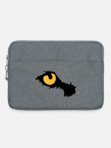 Auge des Tigers - Laptoptasche 15" - Grau meliert