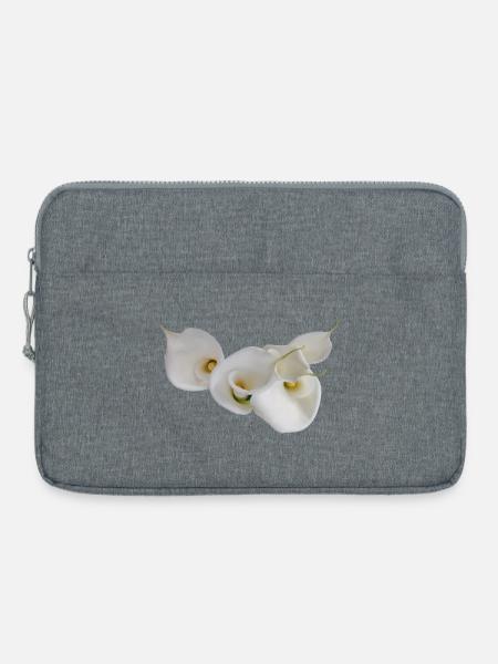 WEISSE CALLAS - Laptoptasche 15" - Grau meliert