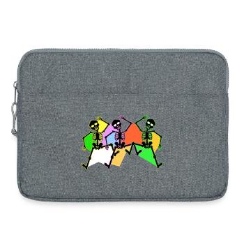 Danse - Sacoche pour ordinateur portable 15 pouces - gris chiné - Devant