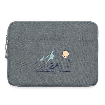 Mountain Ride - Laptop bag 15" - heather grey - Front