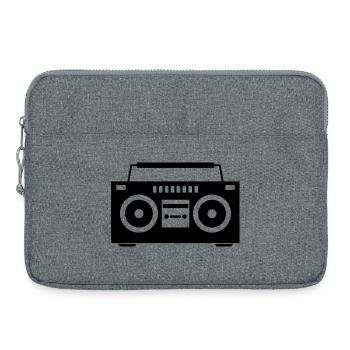 Boombox - Laptop bag 15" - heather grey - Front