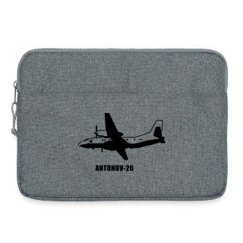 antonov26 - Laptop bag 15" - heather grey - Front