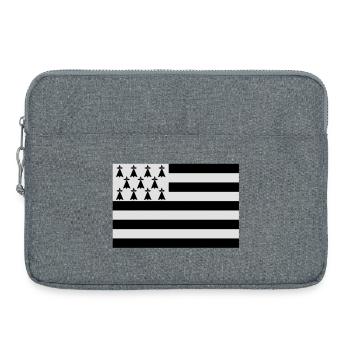 Brittany! - Laptop bag 15" - heather grey - Front