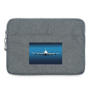 747 - Laptop bag 15" - heather grey - Front