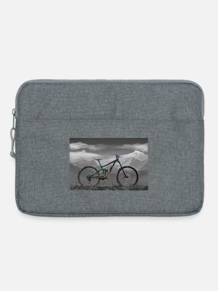 Mountainbike - Laptoptasche 15" - Grau meliert