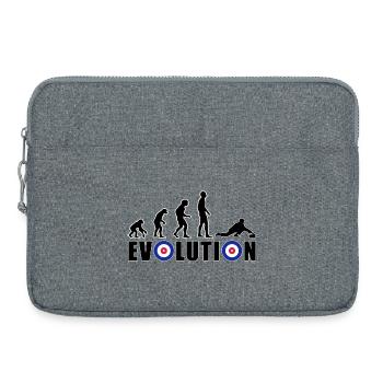 EVOLUTION CURLING Curling Cadeau Hiver - Sacoche pour ordinateur portable 15 pouces - gris chiné - Devant