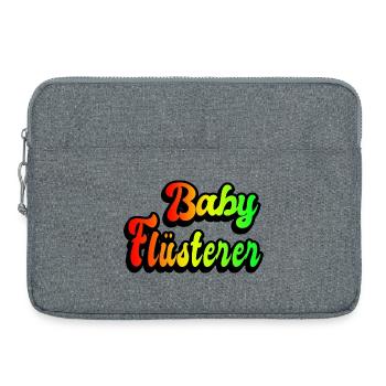 Baby Flüsterer - Laptoptasche 15" - Grau meliert - Vorne