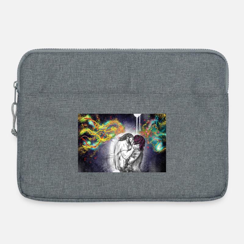 First kiss - Laptoptasche 15" - Grau meliert