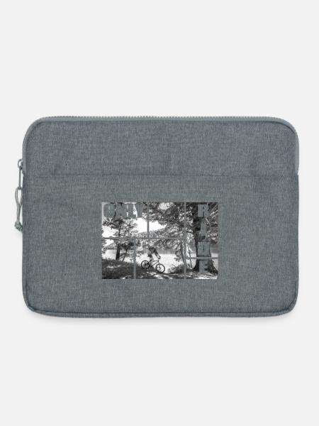Nur fahren - Laptoptasche 15" - Grau meliert