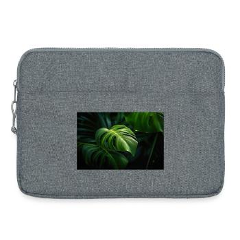 Plante Monstera - Sacoche pour ordinateur portable 15 pouces - gris chiné - Devant