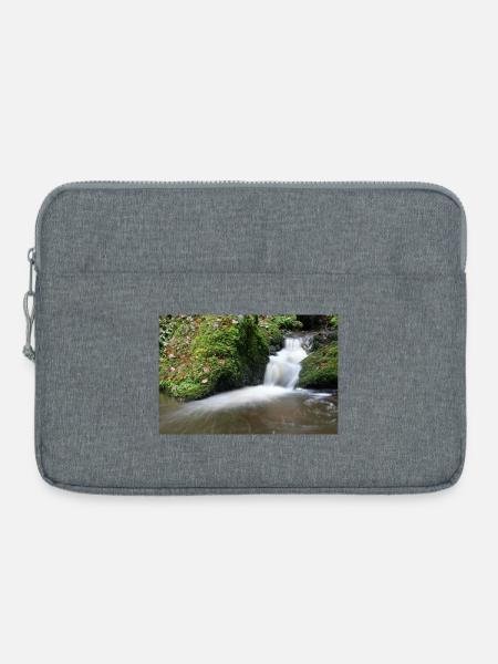 WALDBÄCHLEIN - Laptoptasche 15" - Grau meliert