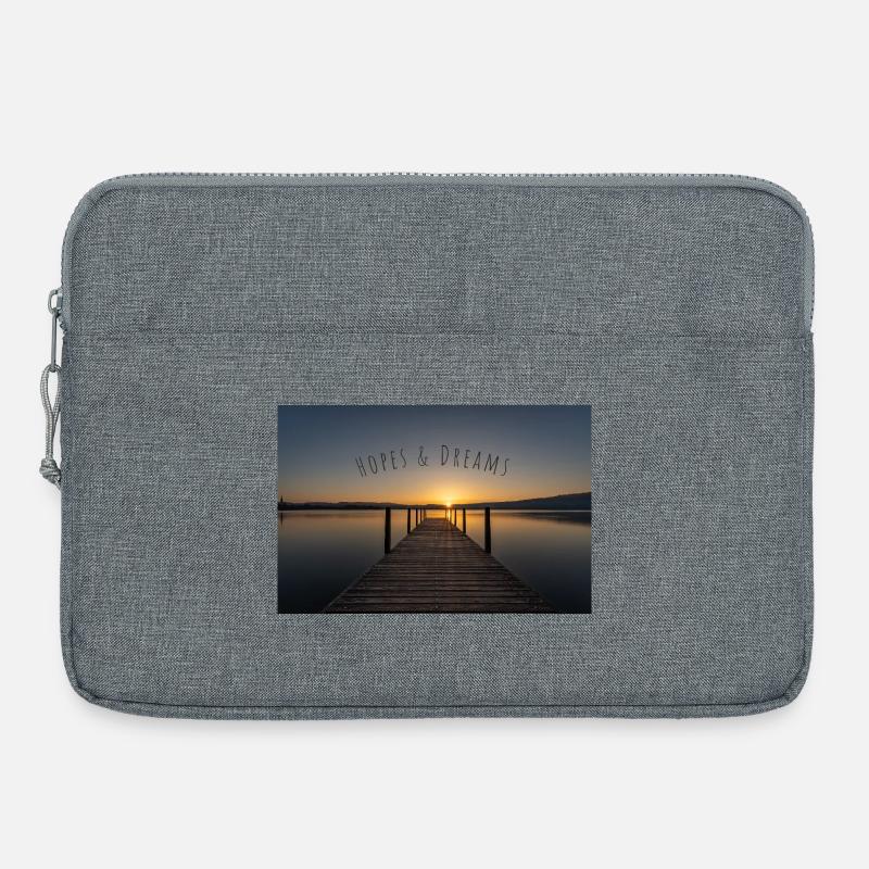 HOPES & DREAMS - Laptoptasche 15" - Grau meliert