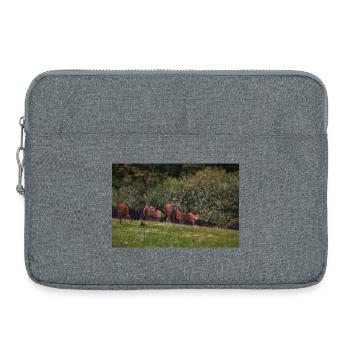 Meadow Deer Herd 000_8271_Nik_DxO - Laptop bag 15" - heather grey - Front