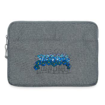 Blumen - Sacoche pour ordinateur portable 15 pouces - gris chiné - Devant