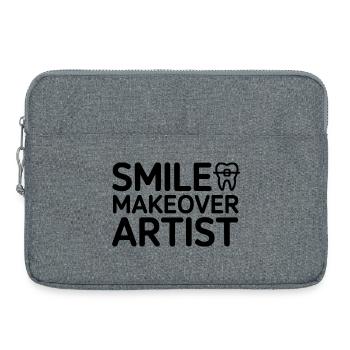 SMILE MAKEOVER ARTIST Professionelles Dentaldesign - Laptoptasche 15" - Grau meliert - Vorne