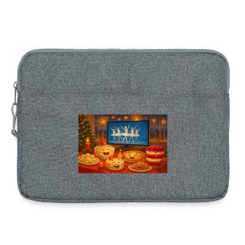 Laissons les cygnes danser - Sacoche pour ordinateur portable 15 pouces - gris chiné - Devant