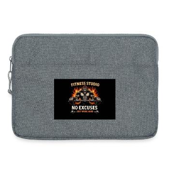 No Excuses Gorilla Lift - Laptop bag 15" - heather grey - Front