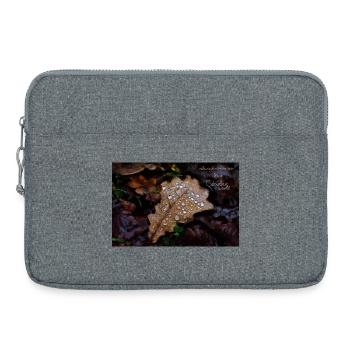 fabiolous world Herbstblatt - Laptoptasche 15" - Grau meliert - Vorne