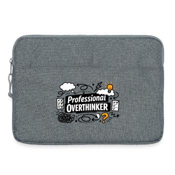 Professional OVERTHINKER - Laptoptasche 15" - Grau meliert - Vorne