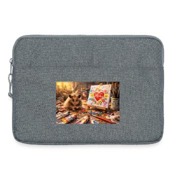 Chico 11: Mother's Day 2026 - Laptop bag 15" - heather grey - Front