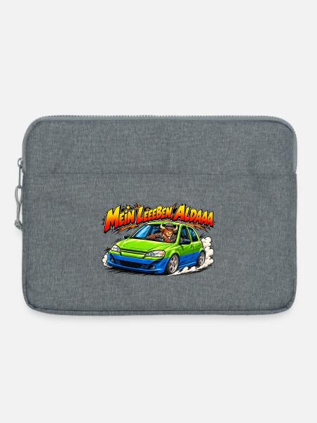 Mein Leben Alda Auto - Laptoptasche 15" - Grau meliert