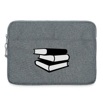 Books - Laptop bag 15" - heather grey - Front