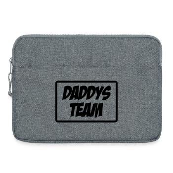 Daddy's Team - Laptoptasche 15" - Grau meliert - Vorne