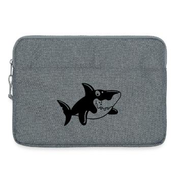 Der Hai - Laptoptasche 15" - Grau meliert - Vorne
